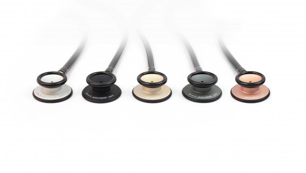 Cardiology Stethoscope Adscope® 601 Black 1-Tube - McKesson